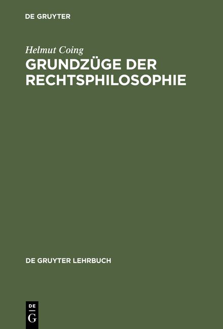 Produktbild: Grundz&uuml;ge der Rechtsphilosophie