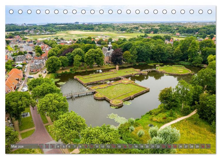 Produktbild: Ein Blick auf Egmond (Tischkalender 2026 DIN A5 quer), CALVENDO Monatskalender