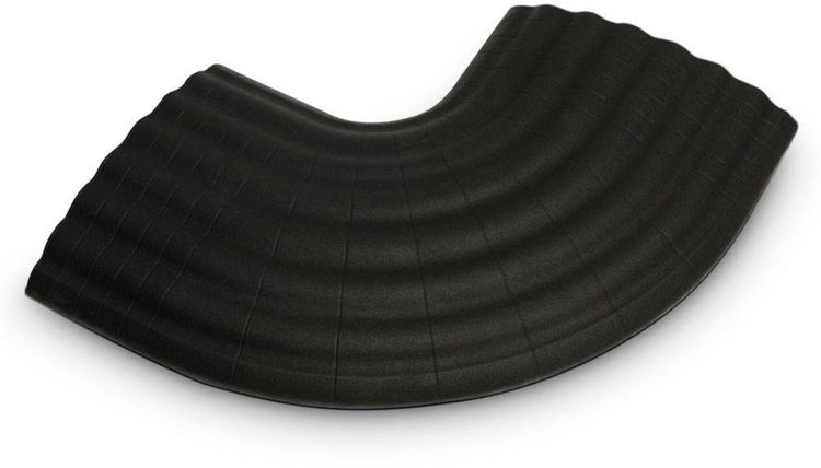 Produktbild: DEFENDER by Adam Hall Verbindungsst&uuml;ck 90&deg; 85161 Thermoplastisches Polyurethan (TPU) Schwarz Anzahl Kan&auml;le: 4 210 mm Inhalt: 1 St.