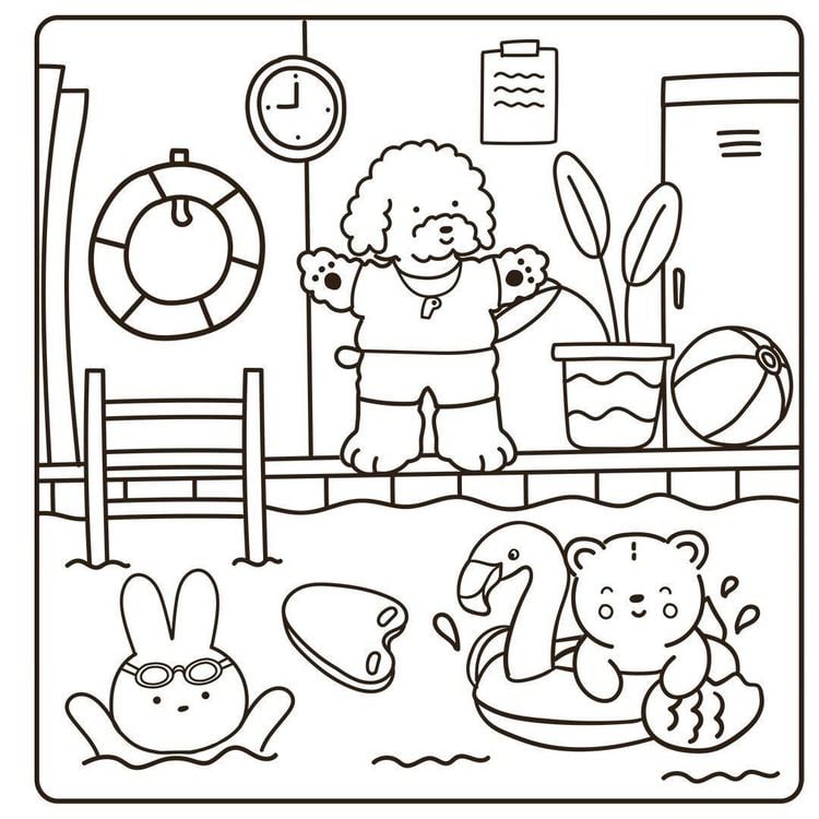 Produktbild: Cosy Coloring Ausmalset - Einfach niedlich ausmalen