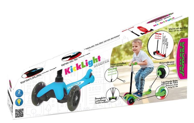 Produktbild: KickLight Scooter rot