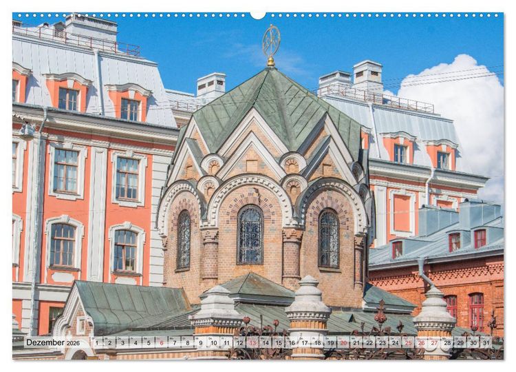 Produktbild: St. Petersburg - Prachtvolle Ostseemetropole (Wandkalender 2026 DIN A2 quer), CALVENDO Monatskalender