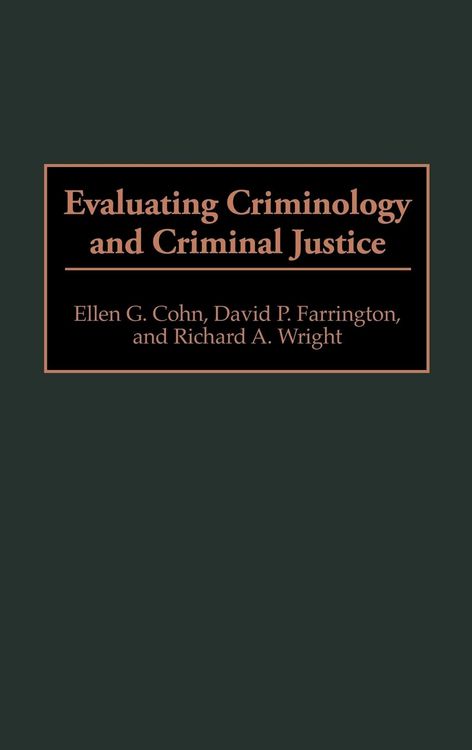 Produktbild: Evaluating Criminology and Criminal Justice