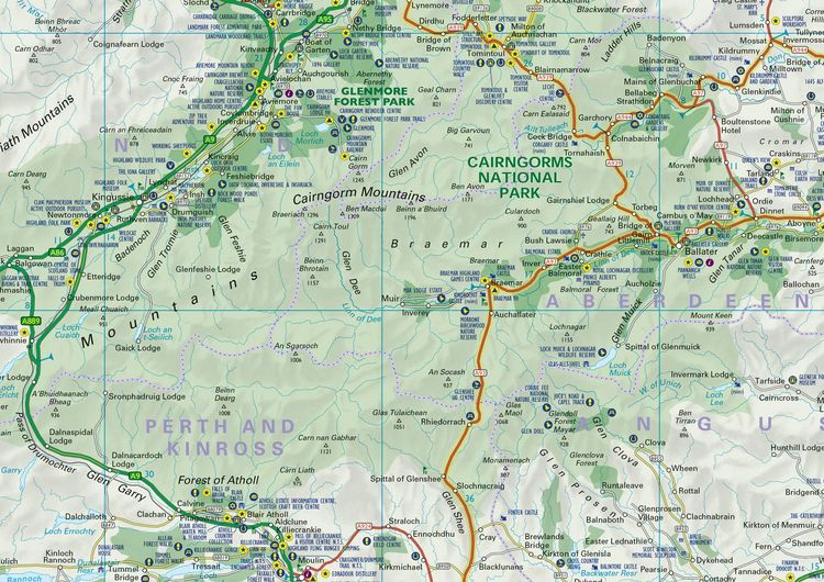 Produktbild: Scotland Touring Map