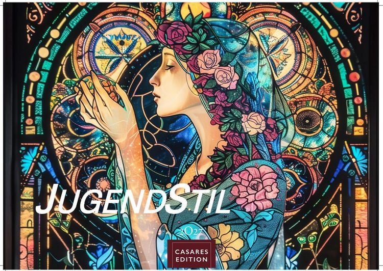 Produktbild: Jugendstil Kalender 2027 &ndash; Wandkalender | Fotokalender Kunst 35x50cm Gro&szlig;format - Stilvolle k&uuml;nstlerische Motiven im Jugendstil f&uuml;r das ganze Jahr.