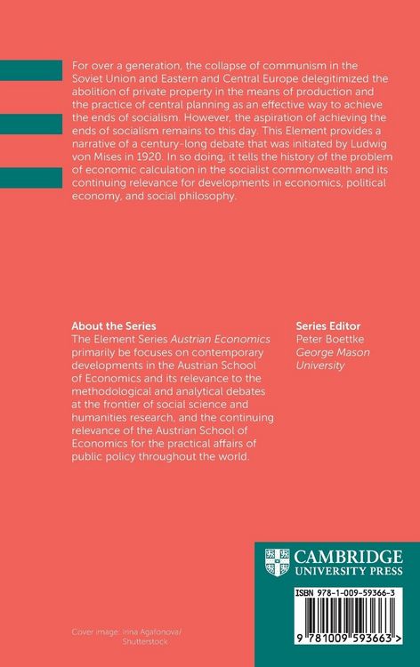 Produktbild: The Socialist Calculation Debate