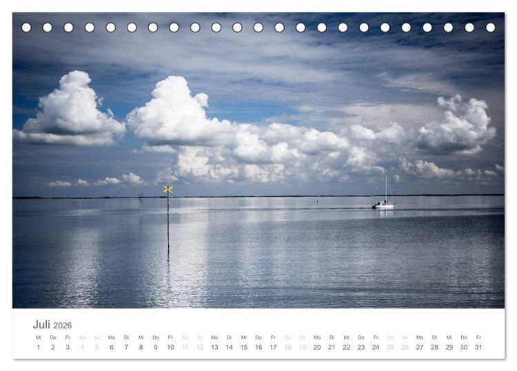 Produktbild: Amrum - Nordseeinsel im Wechsel der Gezeiten (Tischkalender 2026 DIN A5 quer), CALVENDO Monatskalender