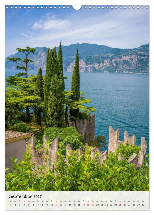 Produktbild: Malcesine - Eine Perle des Gardasees (Wandkalender 2027 DIN A3 hoch), CALVENDO Monatskalender