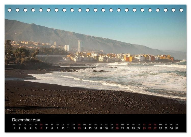 Produktbild: Teneriffa - Insel des ewigen Fr&uuml;hlings (Tischkalender 2026 DIN A5 quer), CALVENDO Monatskalender