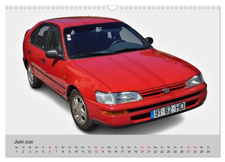 Produktbild: Japanische Oldtimer (Wandkalender 2026 DIN A3 quer), CALVENDO Monatskalender