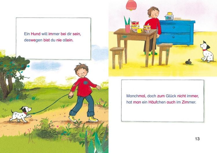 Produktbild: LESEMAUS zum Lesenlernen Sammelb&auml;nde: Meine liebsten Hunde-Silben-Geschichten