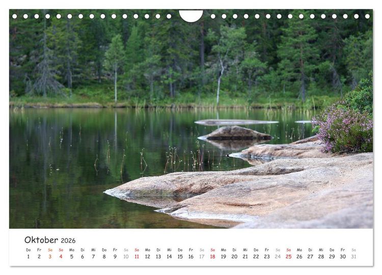 Produktbild: Schwedische Sehnsuchtsorte (Wandkalender 2026 DIN A4 quer), CALVENDO Monatskalender