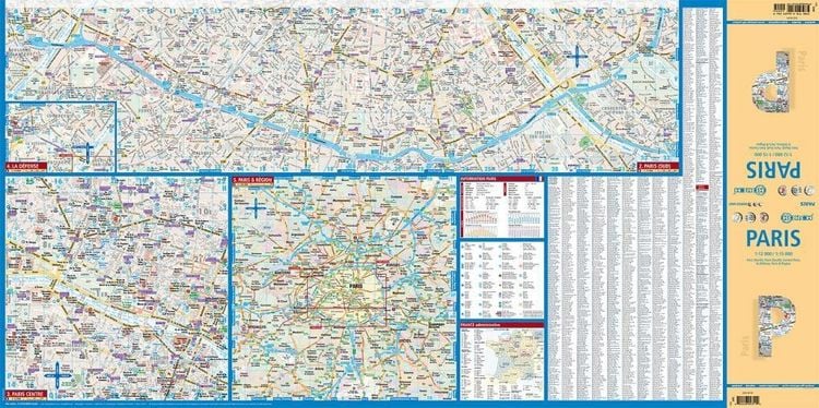 Produktbild: Paris, Borch Map