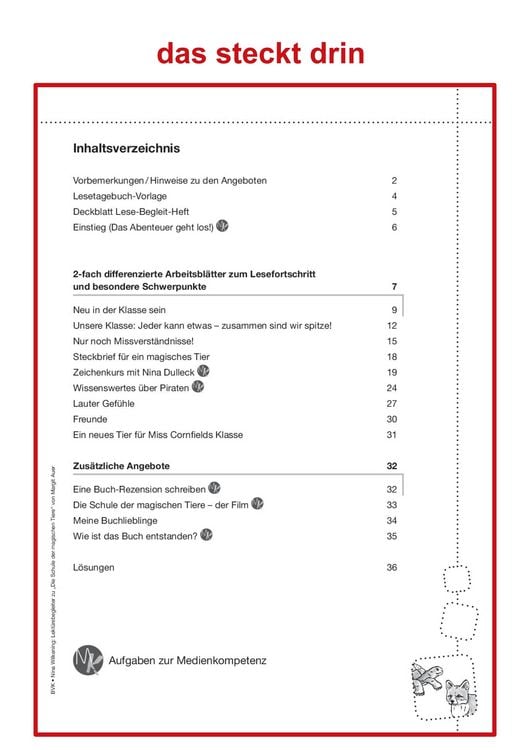 Produktbild: Lekt&uuml;rebegleiter - kompakt und differenziert: Die Schule der magischen Tiere