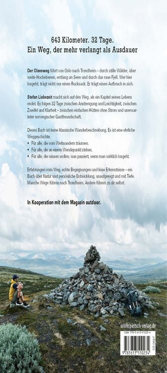 Produktbild: Outdoor Reise - Wandern in Norwegen: Unterwegs auf dem Olavsweg