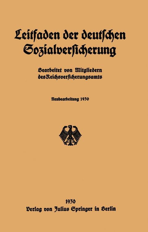 Produktbild: Leitfaden der deutschen Sozialversicherung