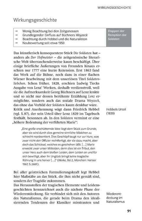 Produktbild: Klett Lekt&uuml;rehilfen J. M. R. Lenz, Der Hofmeister/Die Soldaten