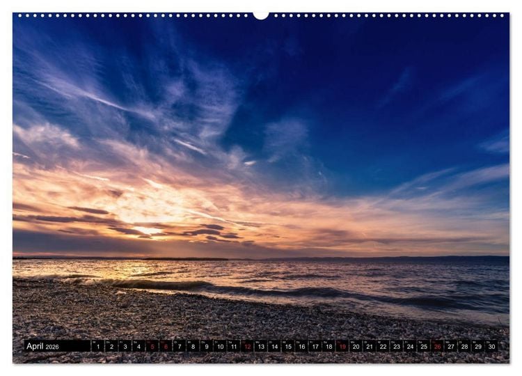 Produktbild: Der idyllische Neusiedlersee (hochwertiger Premium Wandkalender 2026 DIN A2 quer), Kunstdruck in Hochglanz