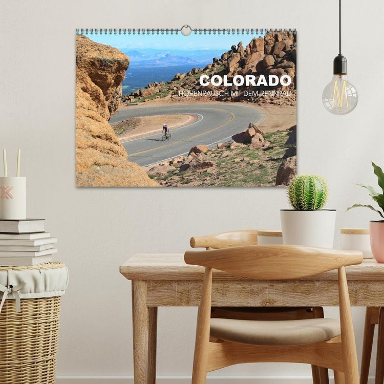 Produktbild: Colorado - H&ouml;henrausch mit dem Rennrad (Wandkalender 2026 DIN A3 quer), CALVENDO Monatskalender