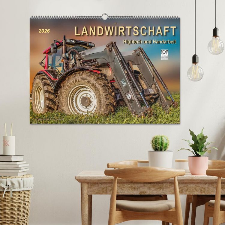 Produktbild: Landwirtschaft - Hightech und Handarbeit (Wandkalender 2026 DIN A2 quer), CALVENDO Monatskalender