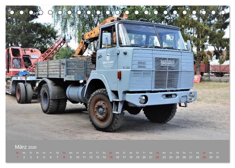 Produktbild: Oldtimer - L K W (Tischkalender 2026 DIN A5 quer), CALVENDO Monatskalender