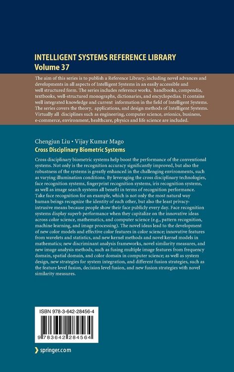 Produktbild: Cross Disciplinary Biometric Systems