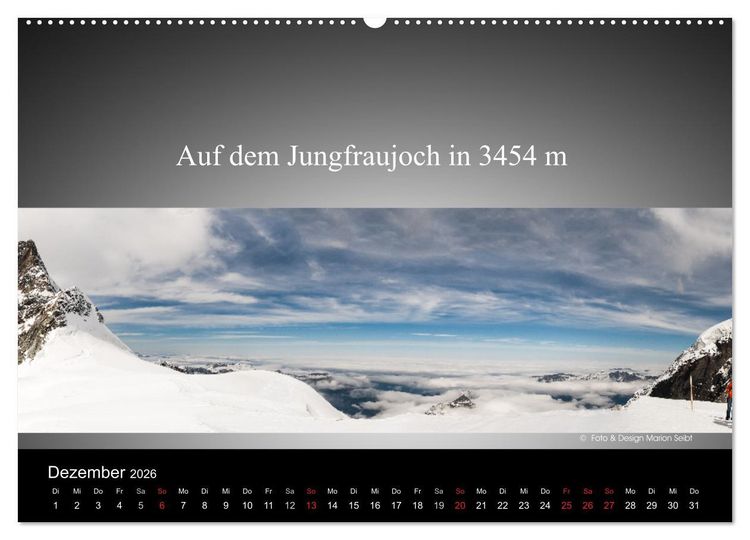 Produktbild: Panorama Schweiz (hochwertiger Premium Wandkalender 2026 DIN A2 quer), Kunstdruck in Hochglanz