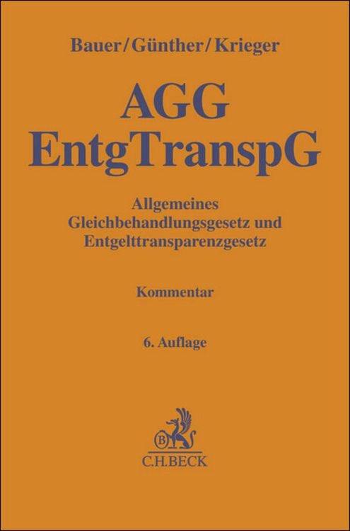Bild vom Artikel Allgemeines Gleichbehandlungsgesetz und Entgelttransparenzgesetz vom Autor Jobst-Hubertus Bauer
