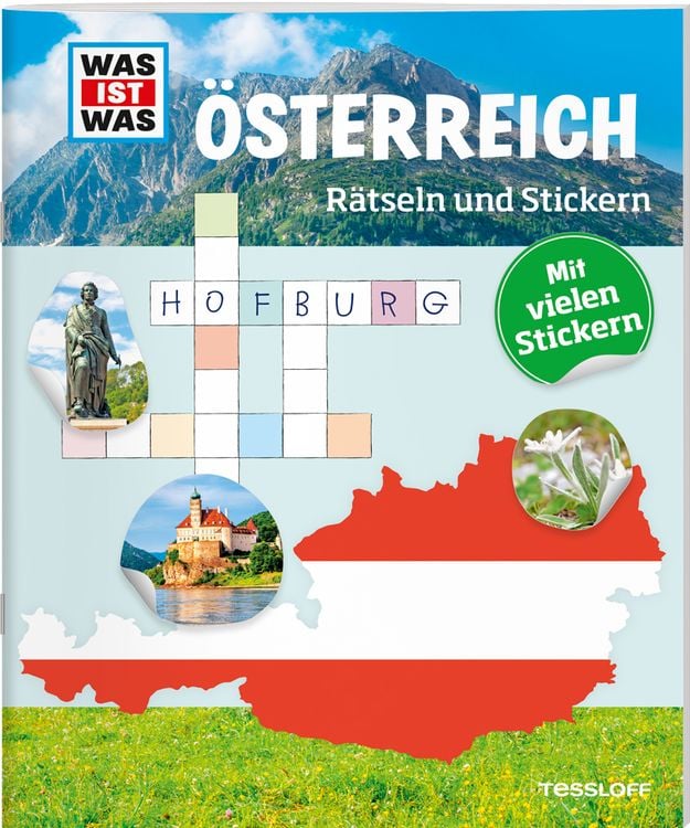 Produktbild: WAS IST WAS Rätseln und Stickern: Österreich