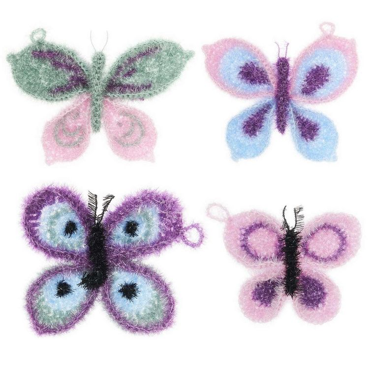 Produktbild: H&auml;kelset Bubble "Schmetterling"