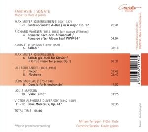 Produktbild: Sp&auml;tromantische Musik f&uuml;r Fl&ouml;te und Klavier