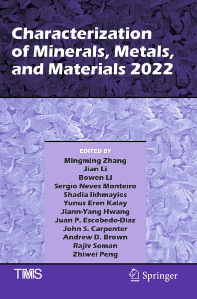 Produktbild: Characterization of Minerals, Metals, and Materials 2022