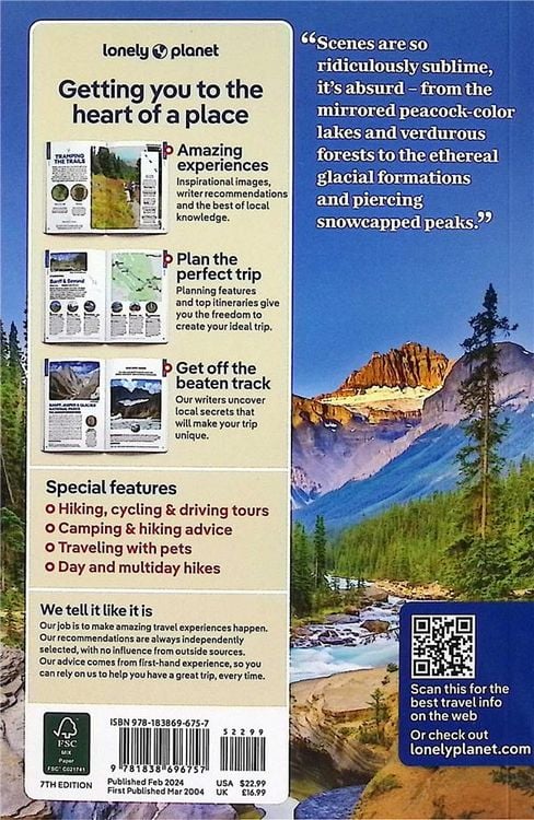 Produktbild: Lonely Planet Banff, Jasper and Glacier National Parks