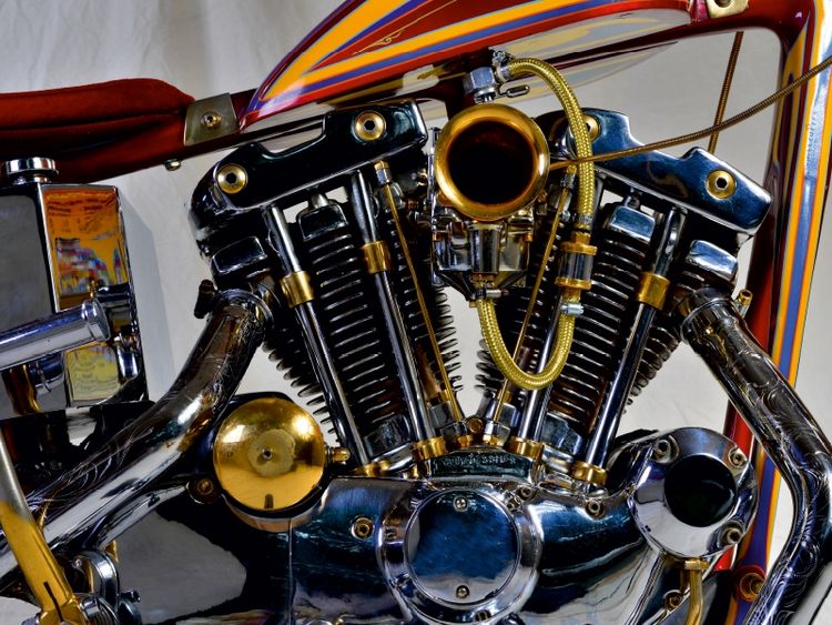Produktbild: CALVENDO Puzzle Harley Classic Chopper 1000 Teile Lege-Gr&ouml;&szlig;e 64 x 48 cm Foto-Puzzle Bild von Ingo Laue