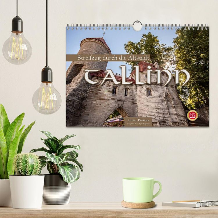 Produktbild: Tallinn - Streifzug durch die Altstadt (Wandkalender 2026 DIN A4 quer), CALVENDO Monatskalender