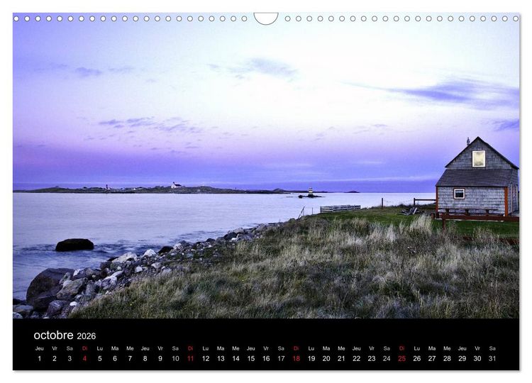 Produktbild: Saint-Pierre et Miquelon &agrave; l'&eacute;tat sauvage (Calendrier mural 2026 DIN A3 vertical), CALVENDO calendrier mensuel