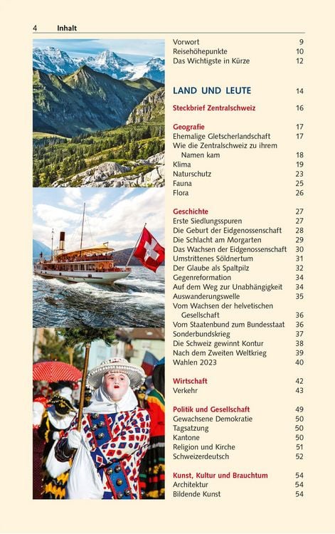 Produktbild: TRESCHER Reisef&uuml;hrer Zentralschweiz
