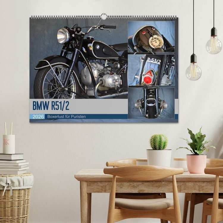 Produktbild: BMW R 51/2 (Wandkalender 2026 DIN A2 quer), CALVENDO Monatskalender