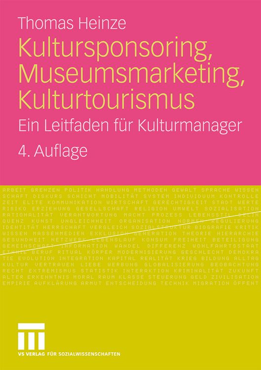 Produktbild: Kultursponsoring, Museumsmarketing, Kulturtourismus