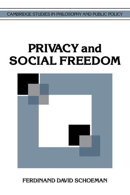 Produktbild: Privacy and Social Freedom