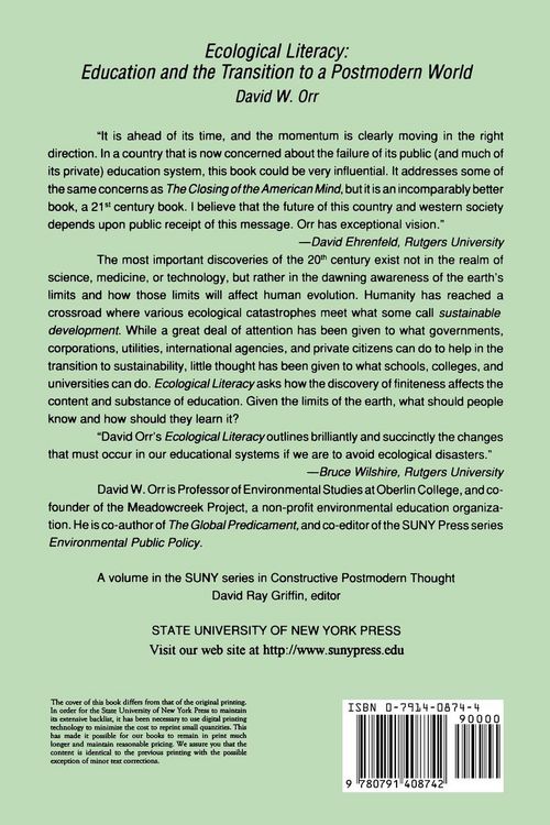 Produktbild: Ecological Literacy