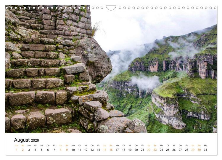 Produktbild: Qhapaq &Ntilde;an - die K&ouml;nigsstrasse der Anden (Wandkalender 2026 DIN A3 quer), CALVENDO Monatskalender