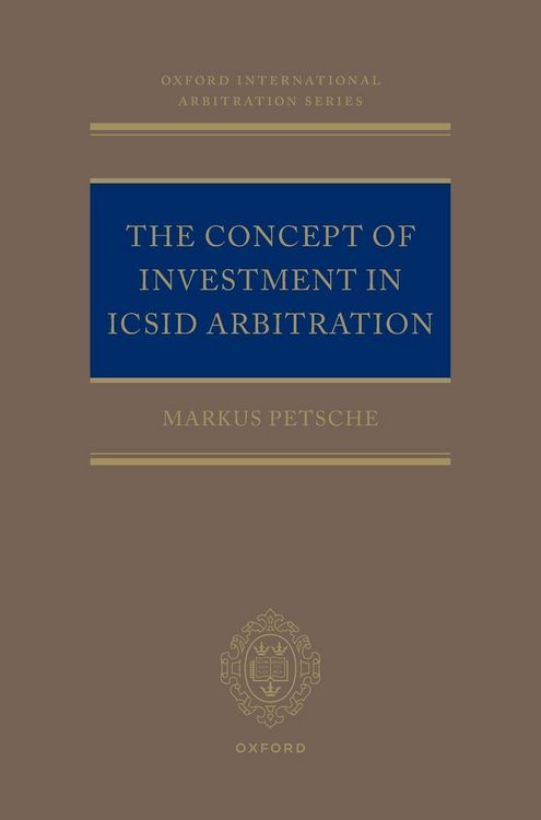 Produktbild: Concept of Investment in ICSID Arbitration