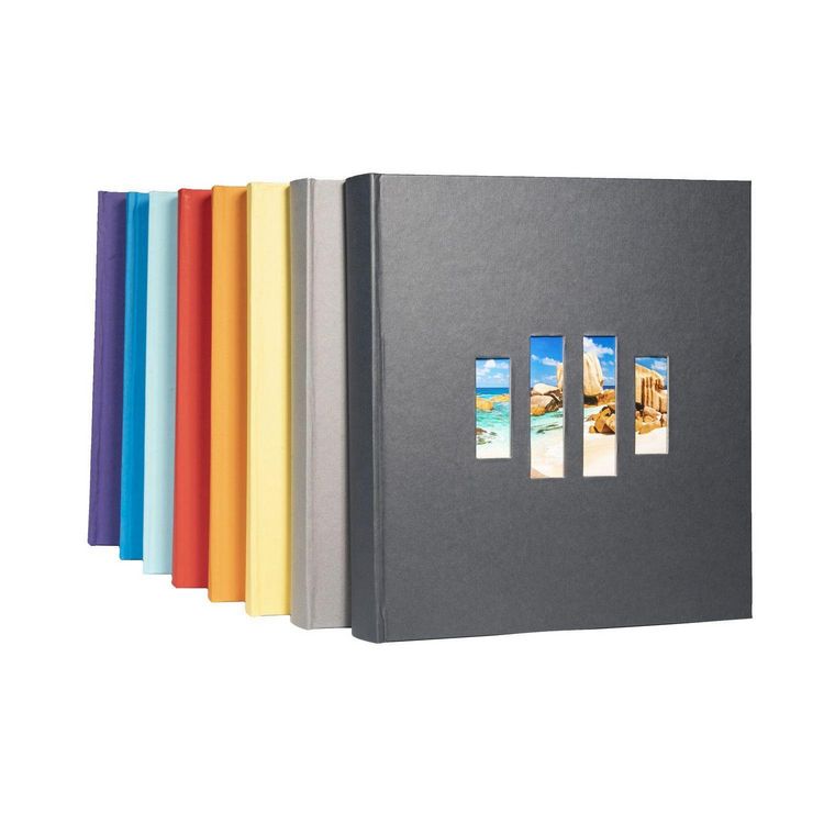 Produktbild: Fotoalbum MILANO 29x32 cm, 60 schwarze Seiten
