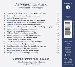 Produktbild: Die Weisheit des Alters - "Ars moriendi" in Minnes
