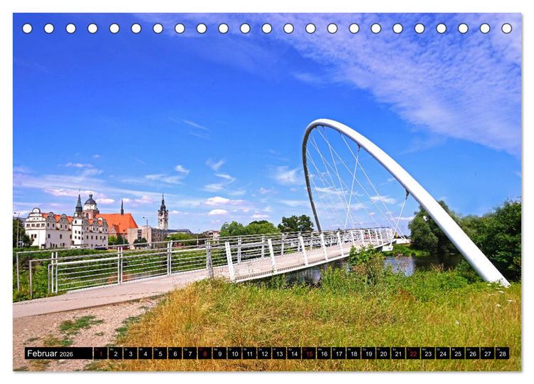 Produktbild: Elberadweg von Lutherstadt Wittenberg bis Hitzacker (Tischkalender 2026 DIN A5 quer), CALVENDO Monatskalender