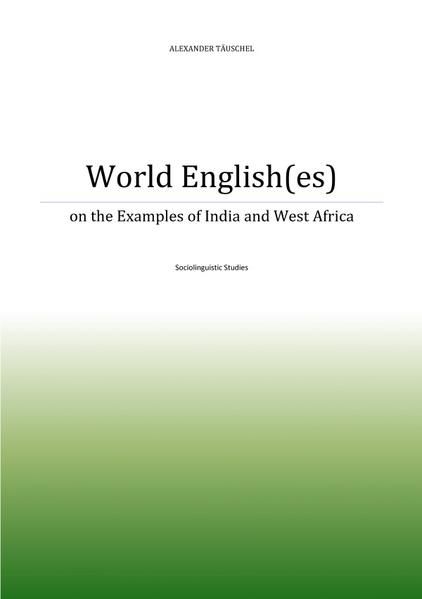 Produktbild: World English(es) on the Examples of India and Nigeria