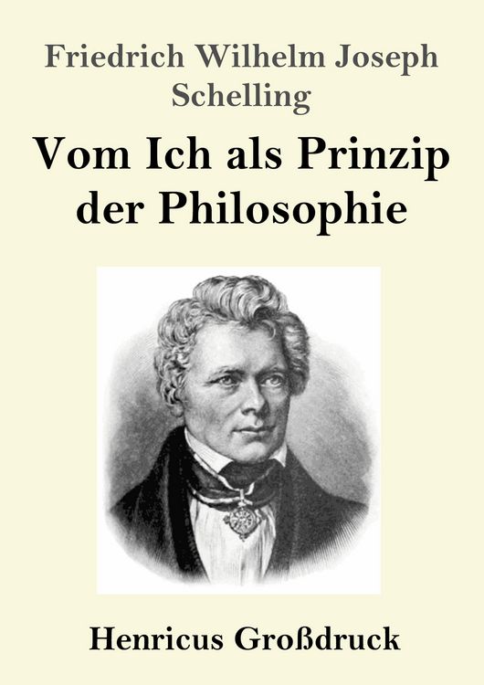 Produktbild: Vom Ich als Prinzip der Philosophie (Gro&szlig;druck)