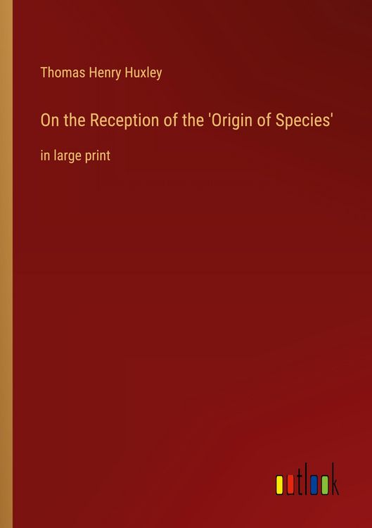 Produktbild: On the Reception of the 'Origin of Species'
