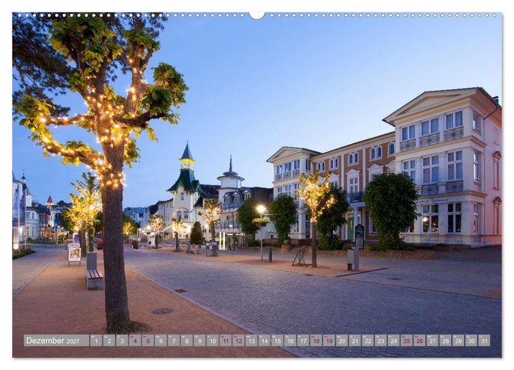 Produktbild: Usedom - Perle an der Ostsee (Wandkalender 2027 DIN A2 quer), CALVENDO Monatskalender